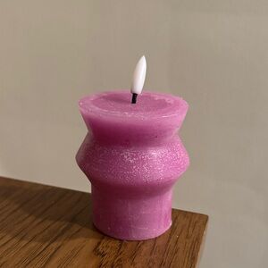 Ashland Pink Sculpted Candle